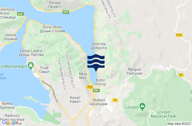 Kotor, Montenegro潮水