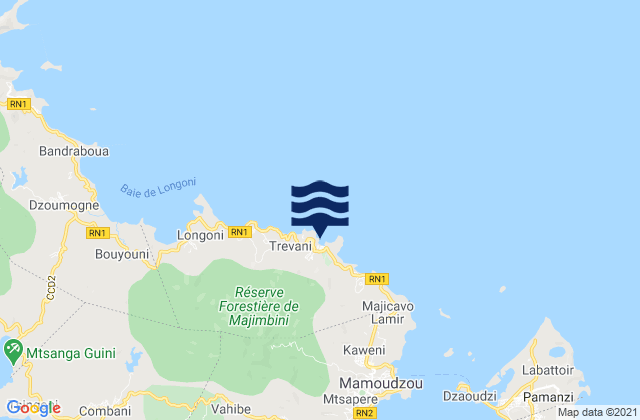 Koungou, Mayotte潮水