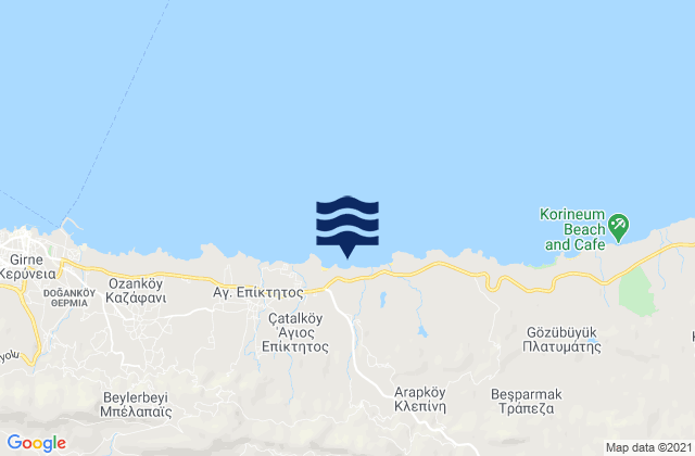 Koutsovéntis, Cyprus潮水