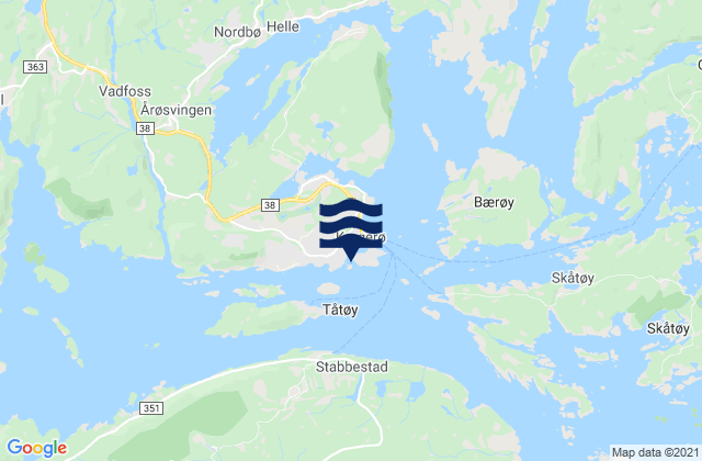 Kragerø, Norway潮水