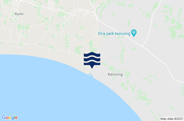 Kramat, Indonesia潮水