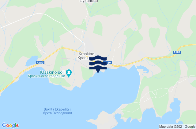 Kraskino, Russia潮水