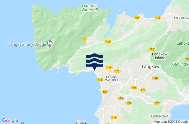 Kuala Teriang, Malaysia潮水