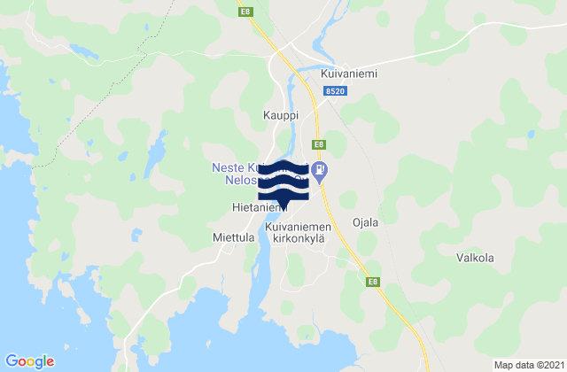 Kuivaniemi, Finland潮水