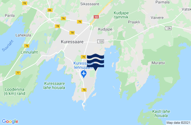 Kuressaare, Estonia潮水