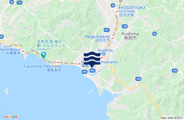 Kushima Shi, Japan潮水