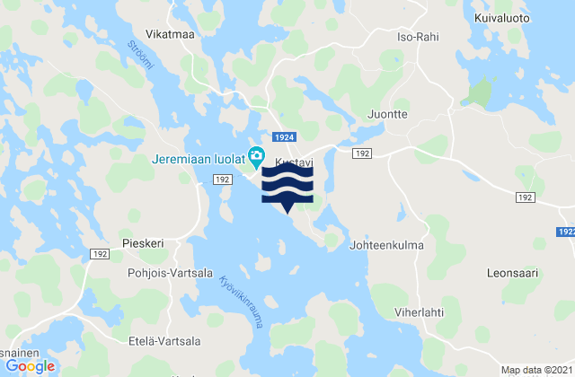 Kustavi, Finland潮水