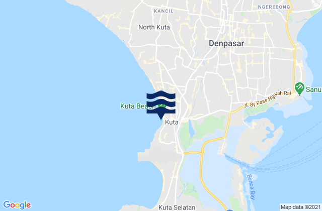 Kuta, Indonesia潮水