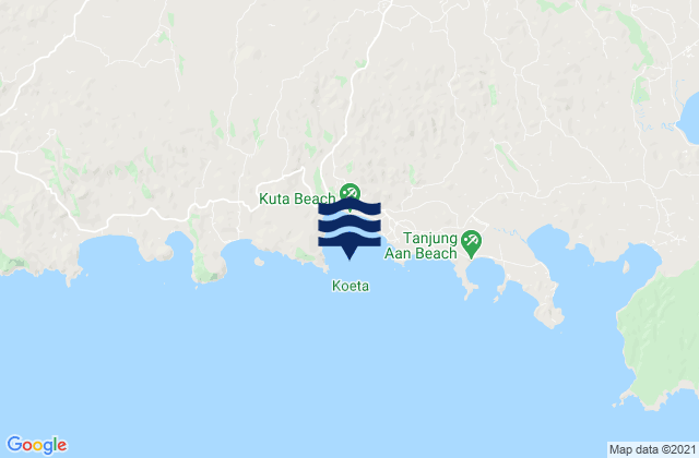 Kute, Indonesia潮水
