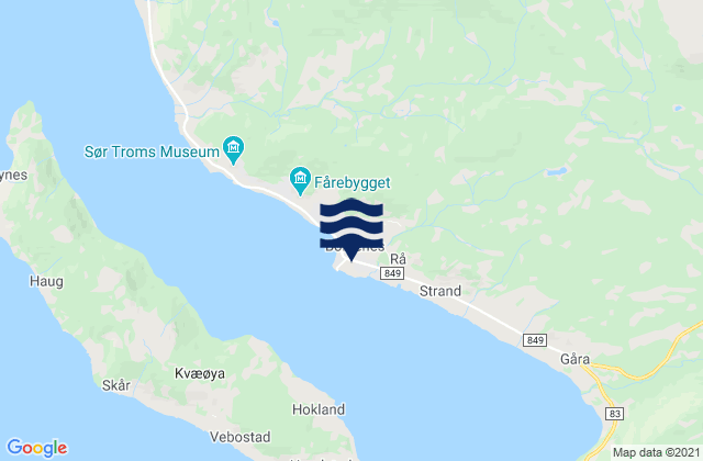 Kvæfjord, Norway潮水