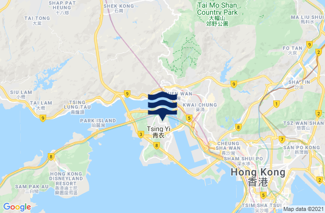 Kwai Tsing, Hong Kong潮水