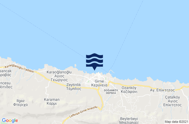 Kyrenia Cyprus, Cyprus潮水