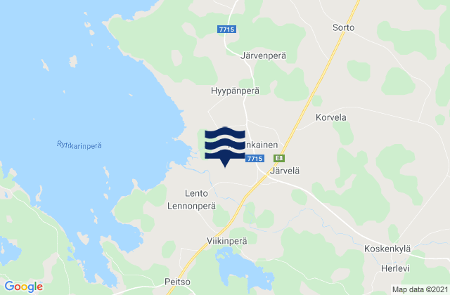 Kälviä, Finland潮水