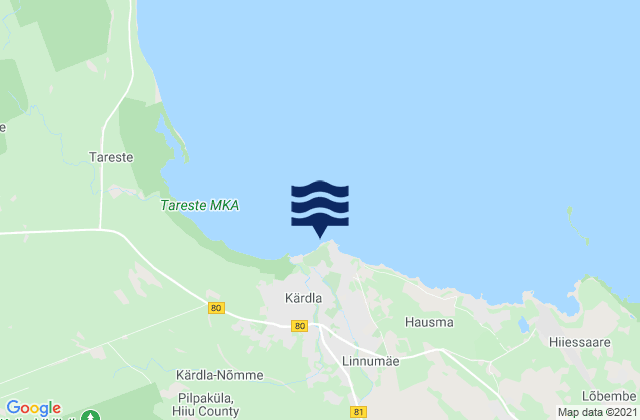 Kärdla, Estonia潮水