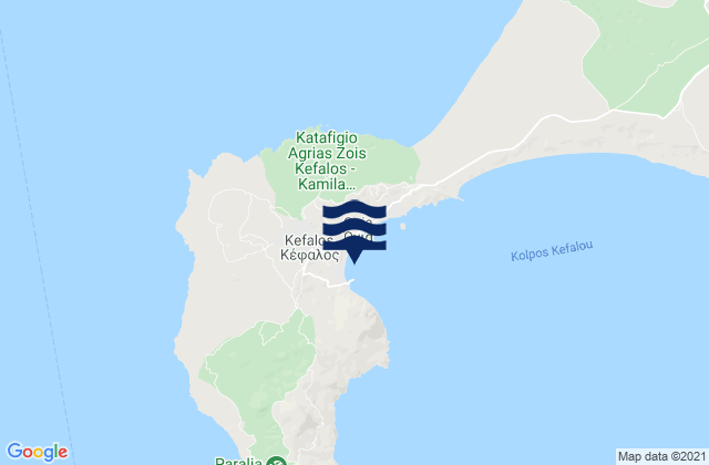 Kéfalos, Greece潮水