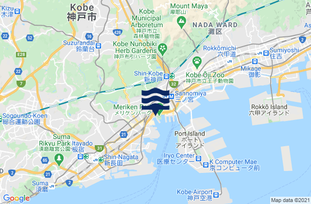 Kōbe Shi, Japan潮水