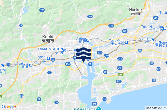 Kōchi Shi, Japan潮水