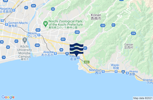 Kōnan Shi, Japan潮水