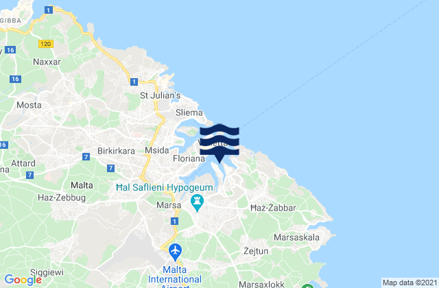 L-Isla, Malta潮水
