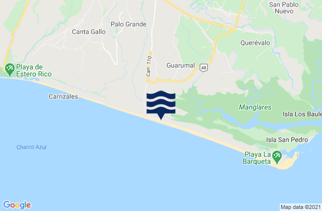 La Barqueta, Panama潮水