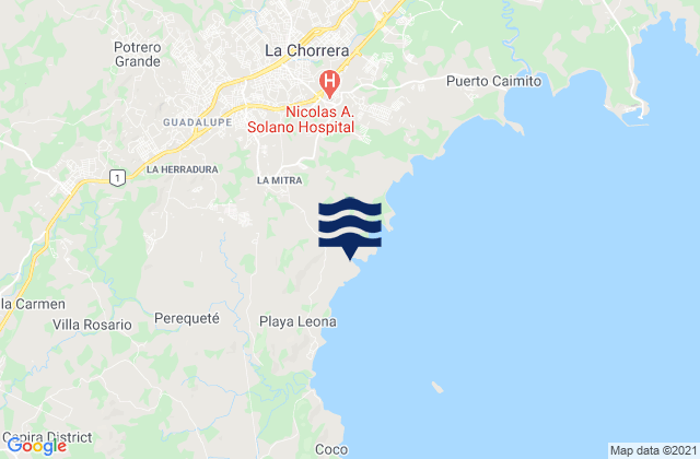 La Herradura, Panama潮水