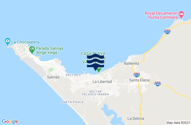 La Libertad, Ecuador潮水
