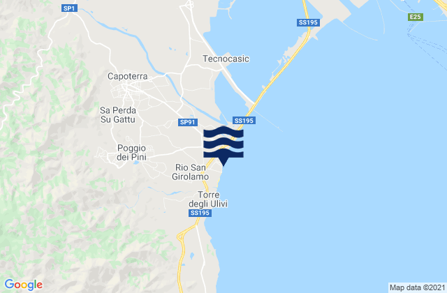 La Maddalena, Italy潮水