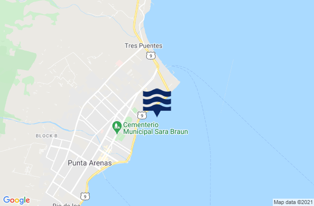 La Punta Dos, Chile潮水