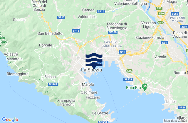 La Spezia, Italy潮水