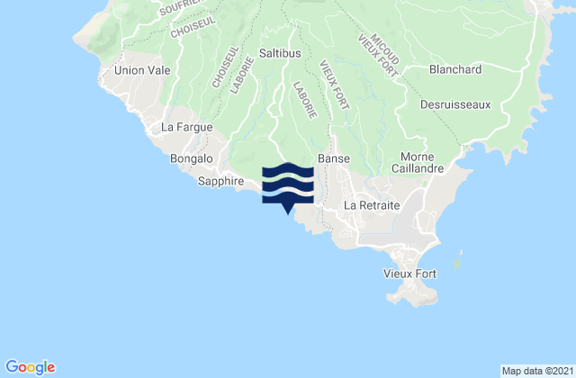 Laborie, Saint Lucia潮水
