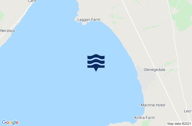Laggan Bay, United Kingdom潮水