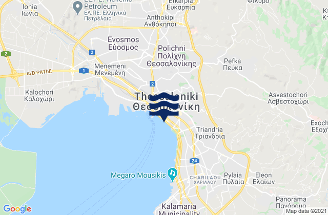 Lagyná, Greece潮水