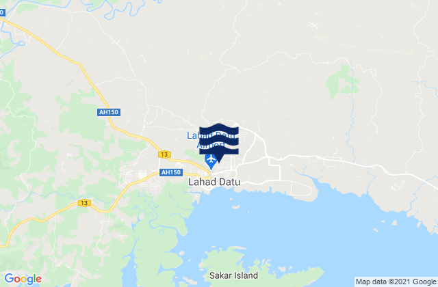 Lahad Datu Darvel Bay, Malaysia潮水