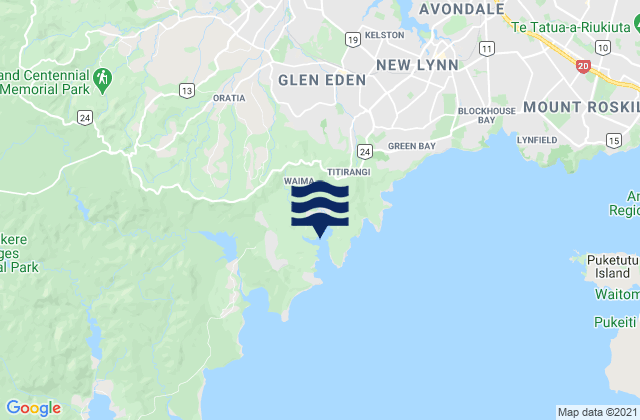Laingholm Bay, New Zealand潮水
