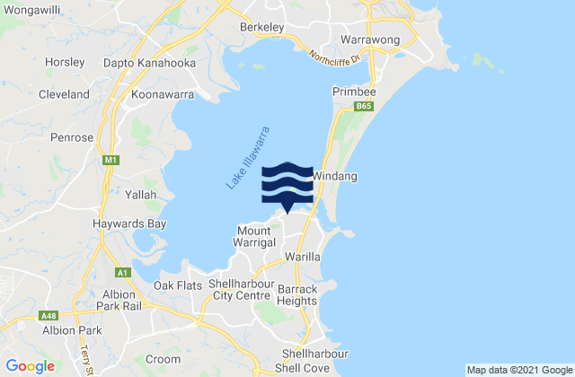 Lake Illawarra, Australia潮水