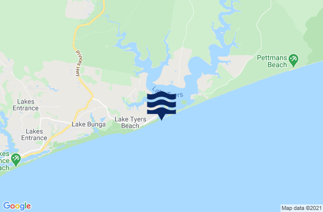Lake Tyers, Australia潮水