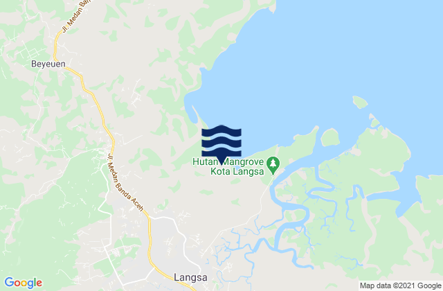Langsa, Indonesia潮水