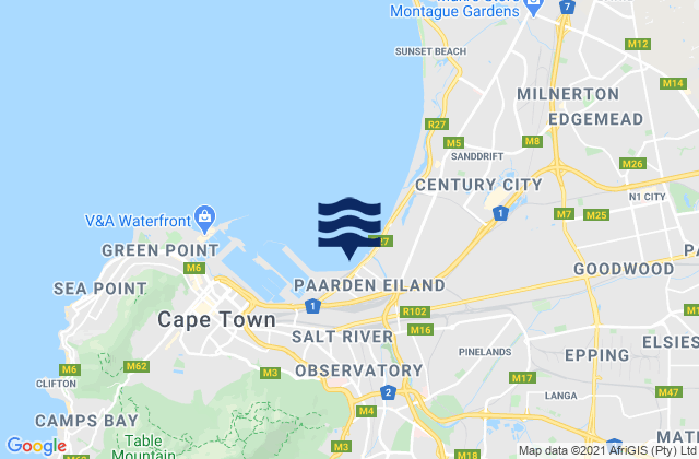 Lansdowne, South Africa潮水