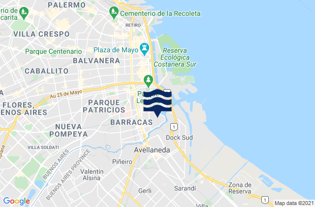 Lanús, Argentina潮水