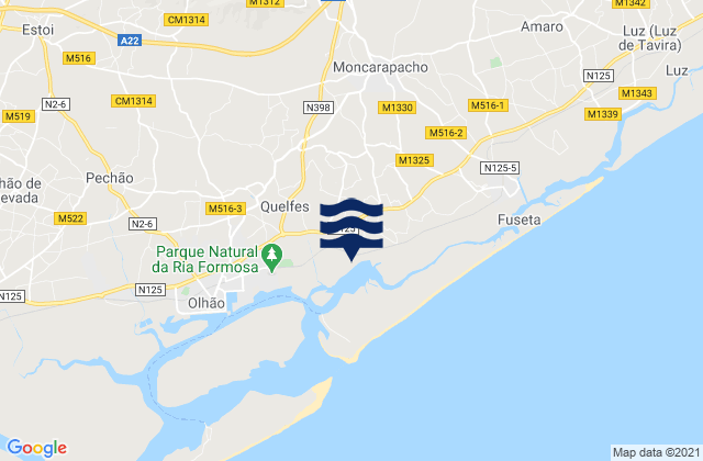 Laranjeiro, Portugal潮水