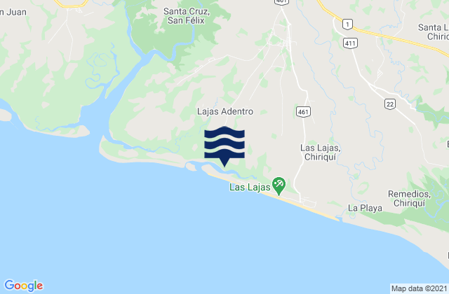 Las Lajas, Panama潮水