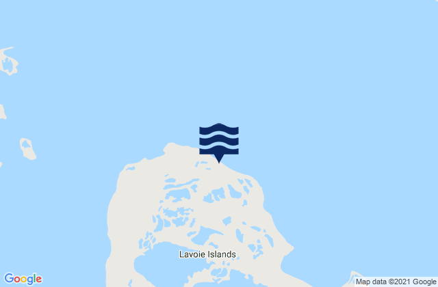 Lavoie Islands, Canada潮水