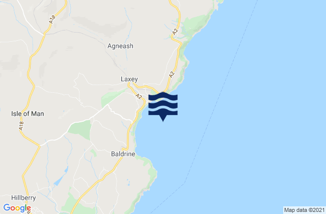 Laxey Bay, Isle of Man潮水