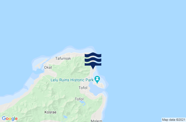 Lelu Municipality, Micronesia潮水
