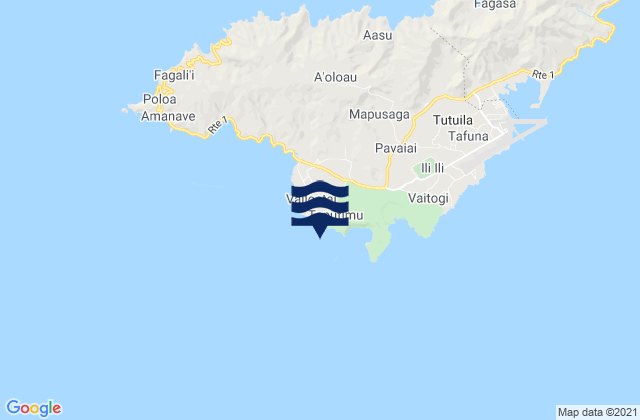Leone, American Samoa潮水