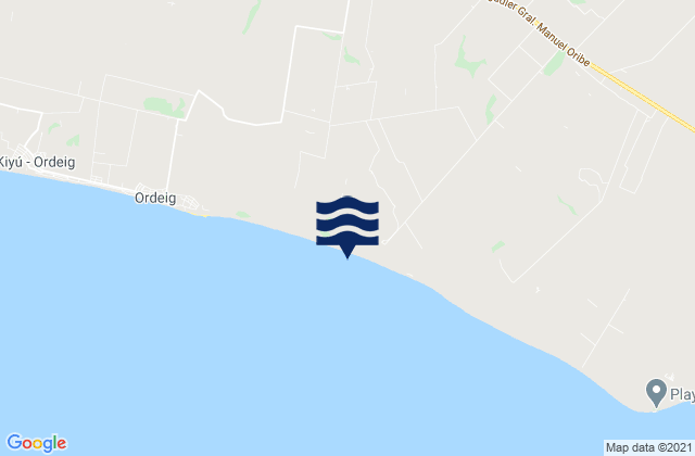Libertad, Uruguay潮水
