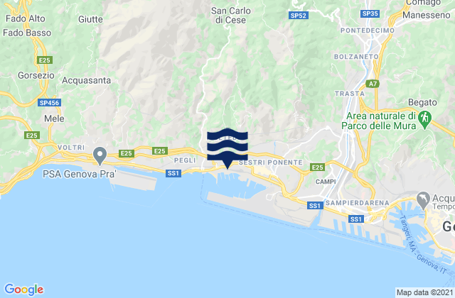Liguria, Italy潮水