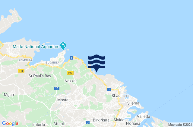 Lija, Malta潮水