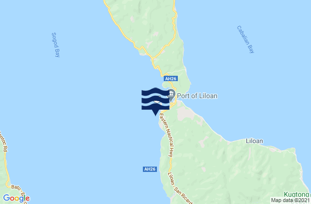 Liloan (Sogod Bay), Philippines潮水