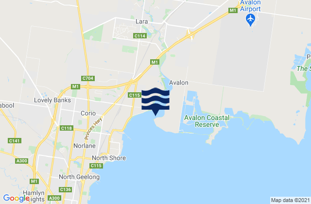 Limeburners Bay, Australia潮水